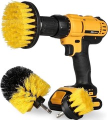 3 Pack] Auto Detailing Drill Brush Set, Wheel Cleaner Brush, Car Cleaner Wash…