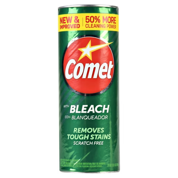 Comet 21 oz. All Purpose Abrasive Powder Cleaner with Bleach, Lemon