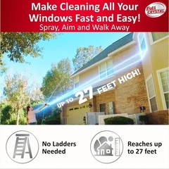 Crystal Clear Exterior Window Cleaning Refill – Two 4 Oz Packets for 27 ft