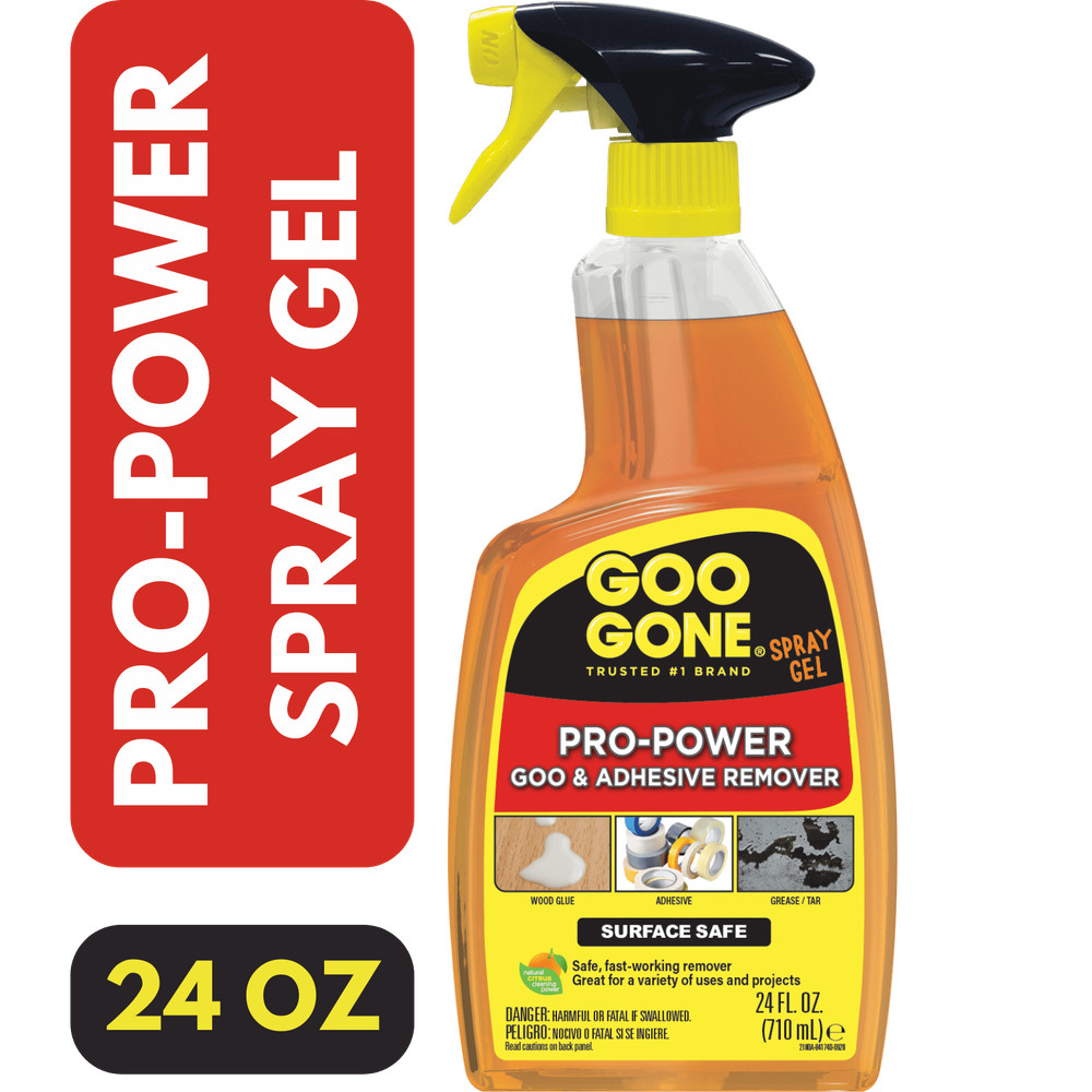 Pro-Power Heavy Duty Tape Adhesive & Grease Remover Spray Gel Orange Citrus