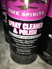 NOS 2 AMREP Original BIKE SPIRITS 14oz Spray CLEANER & POLISH Detailer in a Can