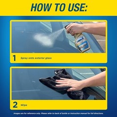 Rain-X 630177SRP Cerami-X Glass Cleaner + Water Repellent, 23oz Streak Free New