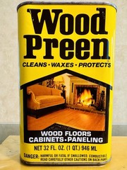 Wood Preen 1 QT 32 Oz Cleaner Wax Protects Discontinued BRAND NEW
