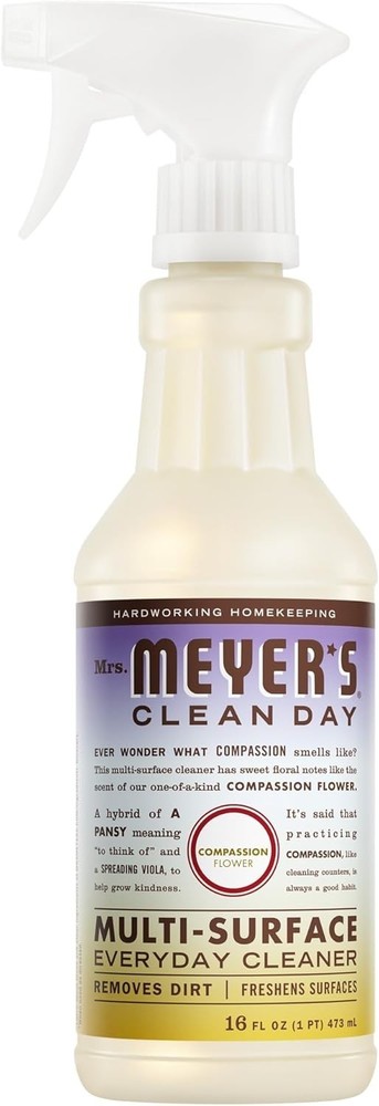 MRS. MEYER’S CLEAN DAY Multi-Surface Everyday Cleaner Compassion Flower 16 Fl Oz