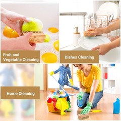 Vegetable Brush,Veggie Wash Brushes Potato Brush Cleaning for Beige