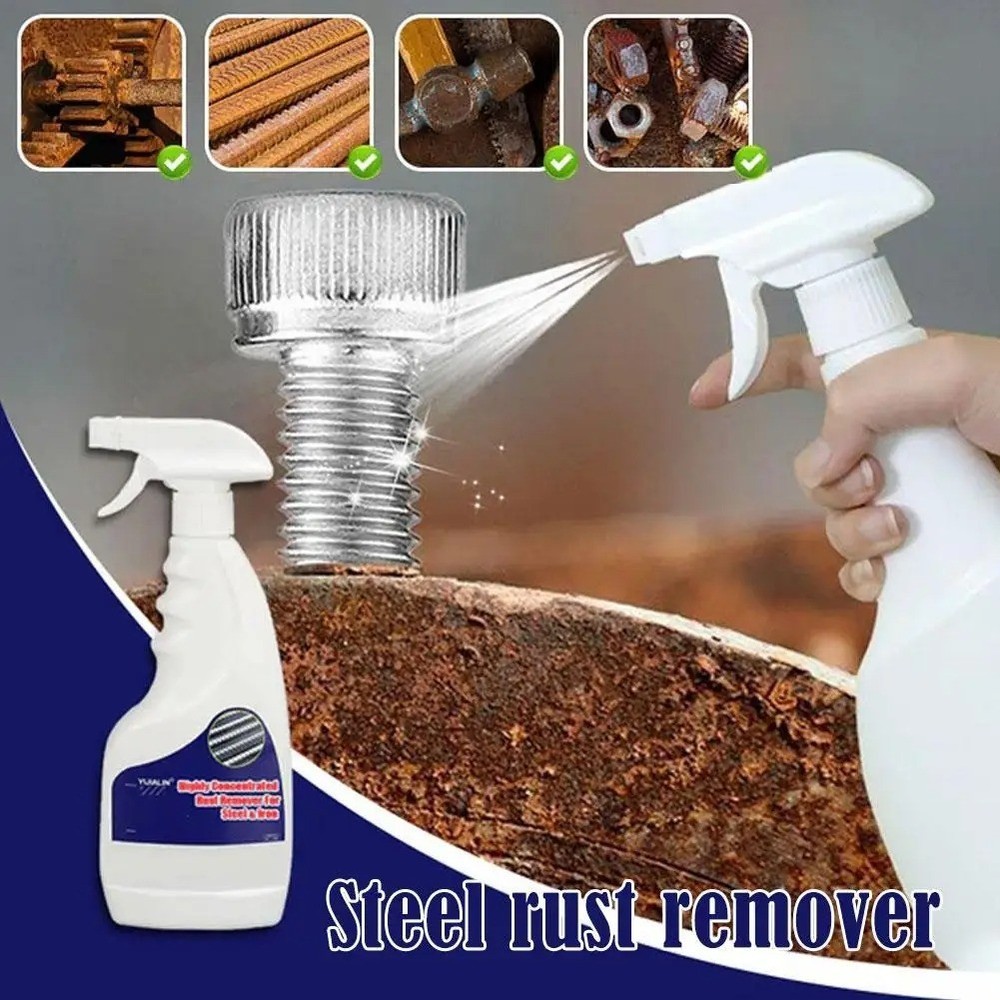 120ML Heavy Duty Rust Removal for Metal,Multipurpose Rust Remover Spray
