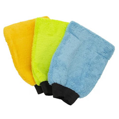 Viking Microfiber Wash Mitt 10 in x 8 in Long Pile Assorted Pack of 1