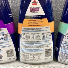 Authentic Bissell 3-pack Variety Cleaning Formulas 32oz Each CrossWave SpinWave