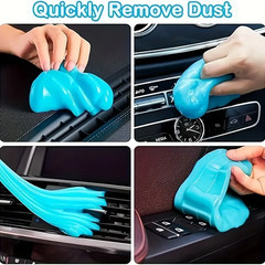 70G Car Cleaning Gel for Dust Removal in Vents, Keyboards, and Interiors