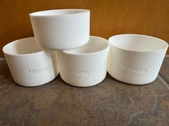 Norwex Silicone Sleeves Bumpers Replacement Forever Bottles White
