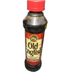 Old English Scratch Cover Vintage Red Cap for Dark Woods 8oz Bottle 95% Prop