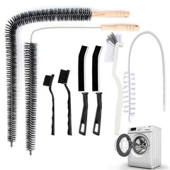Washing Machine Cleaning Brush,Dryer Vent Cleaner Kit,Crevice Brush for Bathroom