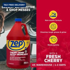 Zep Cherry Bomb Auto+ Degreaser & Cleaner – For Auto, Marine, RV, & Home – 1 Gal