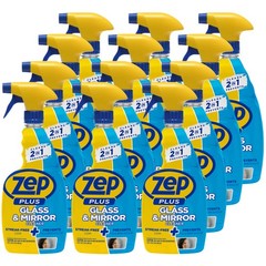 Zep Plus Glass & Mirror Cleaner – 32 oz. (Case of 12) – R53812 – Keep Your