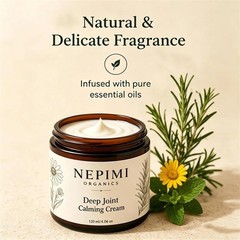 Nepimi Deep Joint Calming Cream, Moisturizing Massage Topical Body Cream 120ml