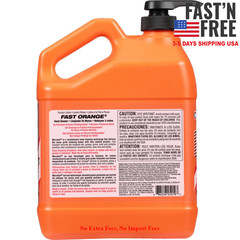 Fast Orange Pumice Hand Cleaner 1 Gal. Orange Scented Natural Citrus Scent 4PACK