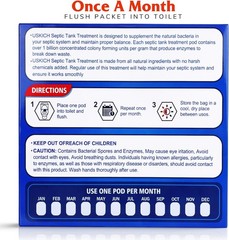Septic Tank Treatment – 1 Year Supply of Septic Safe