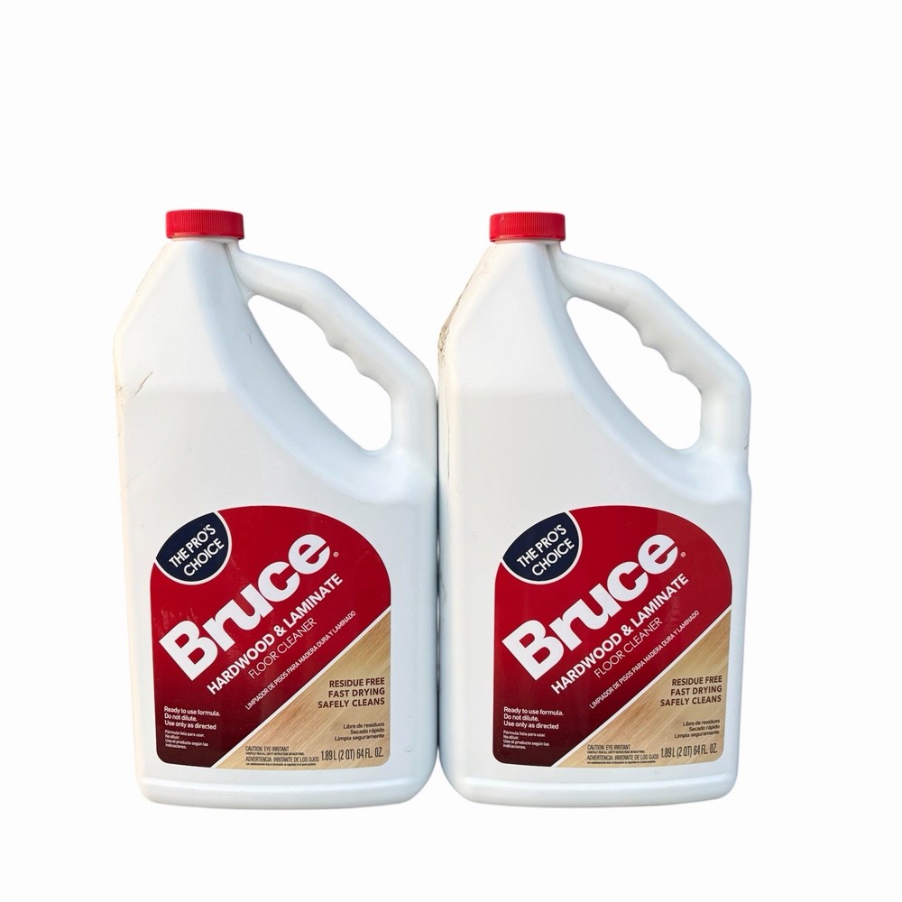 2 PACK Bruce Hardwood and Laminate Floor Cleaner 64oz each 128 oz Total (NEW)