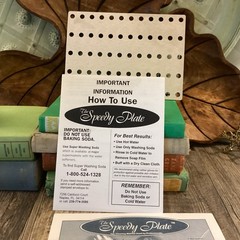 The Speedy Plate 8×5 3/4 QVC With Instructions As Shown Tarnish Remover Pro