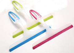 3Pcs Silicone Shower Squeegee for Glass Doors & Tiles – Handheld Bathroom and Wi