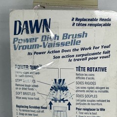 Dawn Power Dish Brush Heads Replacement Refills 2 Pack NEW Discontinued