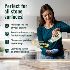 Granite CPR Cleaner & Polish Can Be Used Daily On Granite, Marble, Quartz & Cori