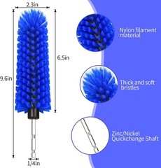 Soft Bristle Drill Brush for Wheels & Bottles – Durable & Effective Cleaning