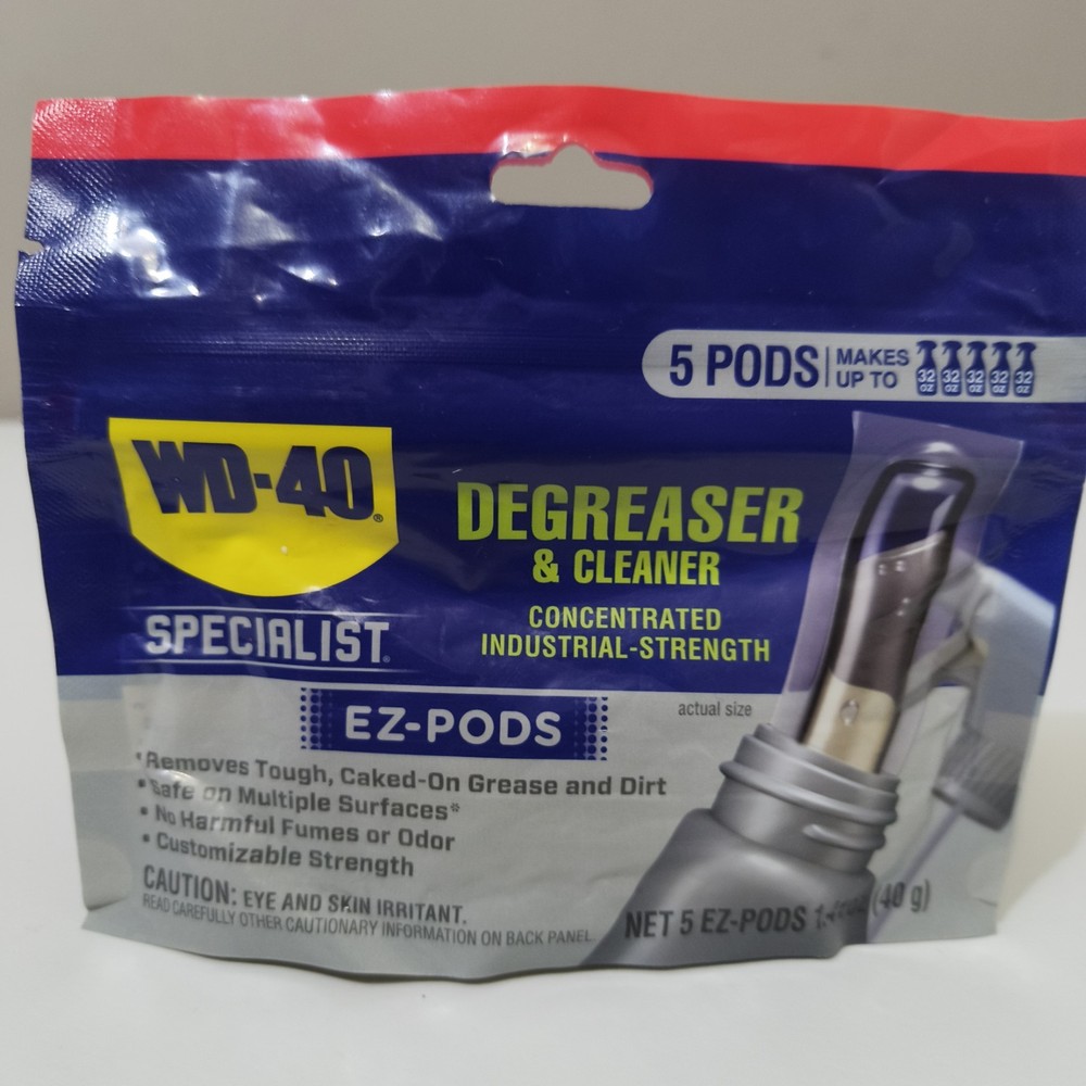 WD-40 Specialist Degreaser and Cleaner EZ-PODS Concentrated 5 Pack!