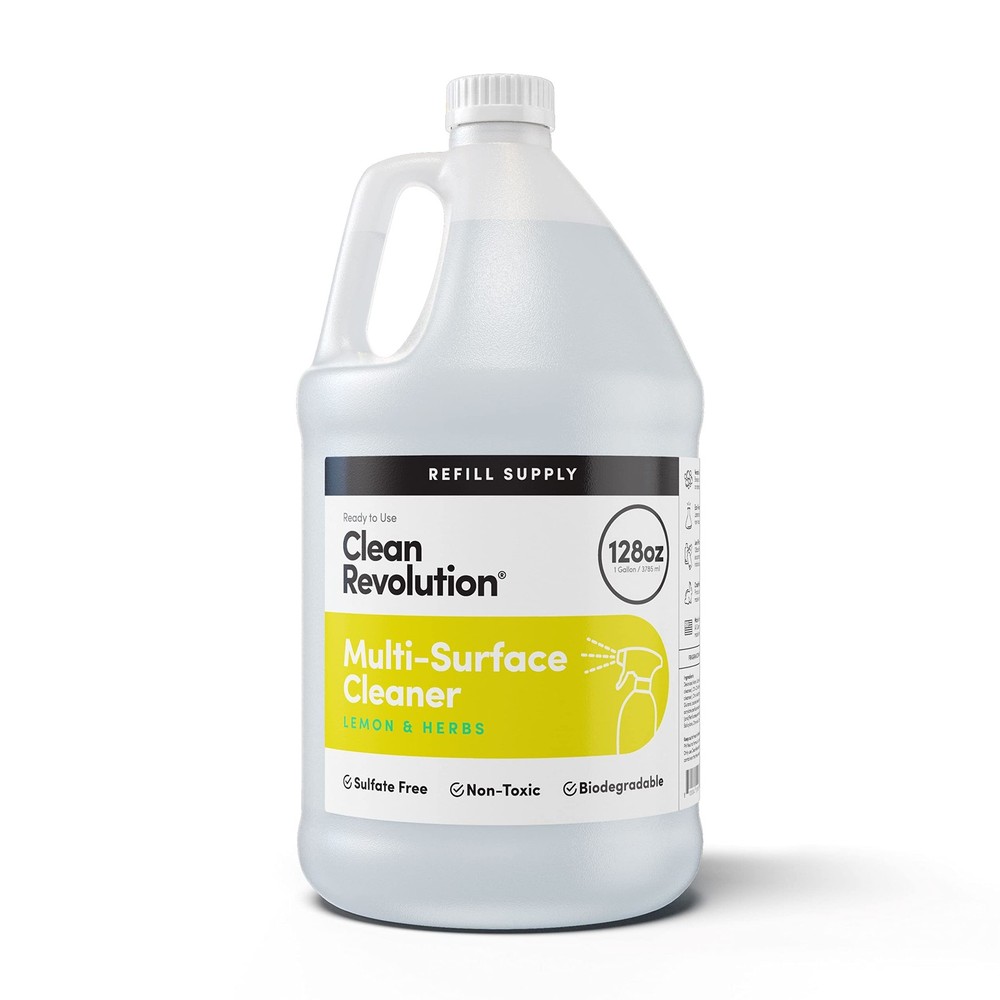 Multi Surface Cleaner Refill Supply, Non-Toxic, Eco-Friendly & Plant-Based, R…