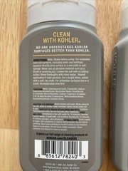 KOHLER K-23725-NA Cast Iron Cleaner, for Kitchen and Bathroom (2) – 8 Oz Bottles