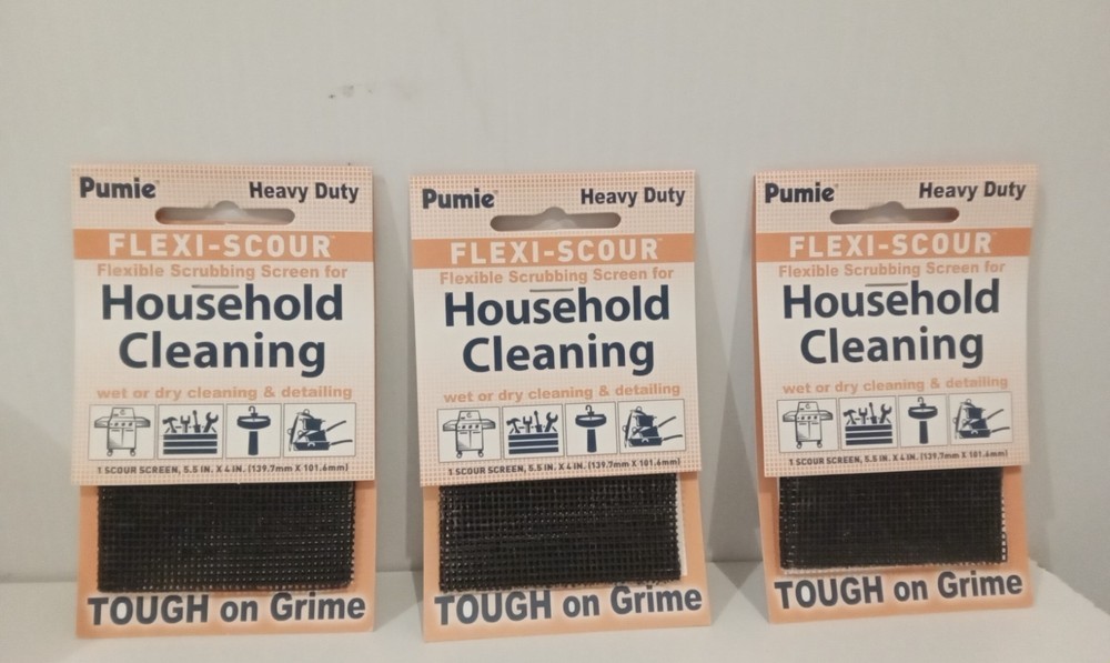 US Pumice 4 in. Flexi Scour Heavy Duty Scrubbing Screen for Household