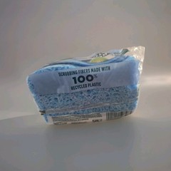 3M Scotch Brite ZERO SCRATCH Blue Scrub Sponge S-Shaped Grip 3 PACK – NEW