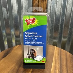 Scotch Brite 3M Stainless Steel Cleaner Appliance Refills 6 In A Pack New
