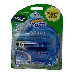 Scrubbing Bubbles Toilet Cleaning Stamp Rainshower Fresh Gel