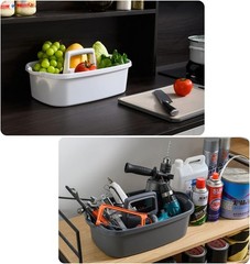 Portable Cleaning Supplies Caddy, Lightweight Storage Organizer for Home Use