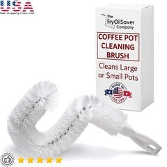 Coffee Pot Cleaning Brush Ergonomic Foam Bristles Stain Removal Universal Use