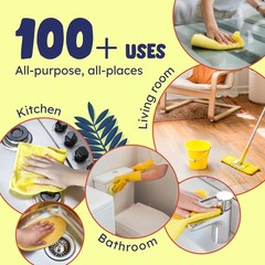 “Yellow Lemon Vinegar Cleaner – All-Purpose 1 Gallon, 2-Pack for Glass & Floors”
