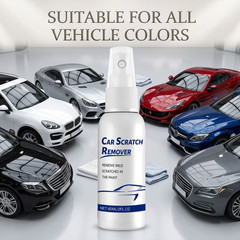 Car Scratch Remover Spray – Quick Spray & Wipe Formula for Light Scratch, 60 ml