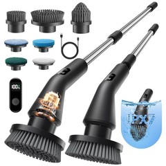 Effortless Cleaning with Electric Spin Scrubber – 15” Long & Cordless
