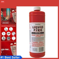 Chemical Drain Opener 32 oz Drain Line Cleaner Sink Tub Shower Septic Safe