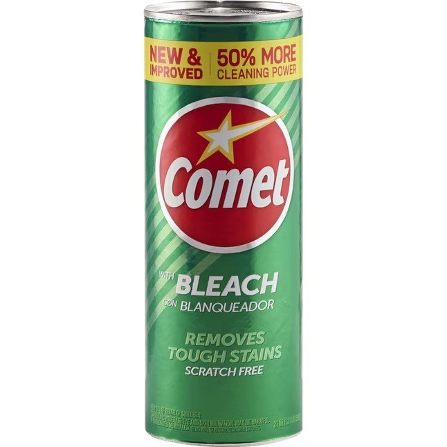 Comet with Bleach Powder All-Purpose Cleaner 21-oz Deodorizer Stain Remover