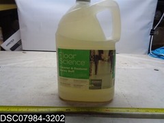 QTY= 2 Gallons (2 x 1 Gal) Floor Science Cleaner & Restorer Spray Buff CBD540458