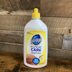 Pledge Floor Care Hardwood Cleaner Squirt & Mop Lemon Scent 27 Oz 95% Full