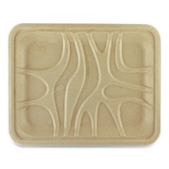 World Centric TRSC4SLLF 9.1″ x 7.1″ x 0.7″ Paper Fiber Trays (500/CT) New