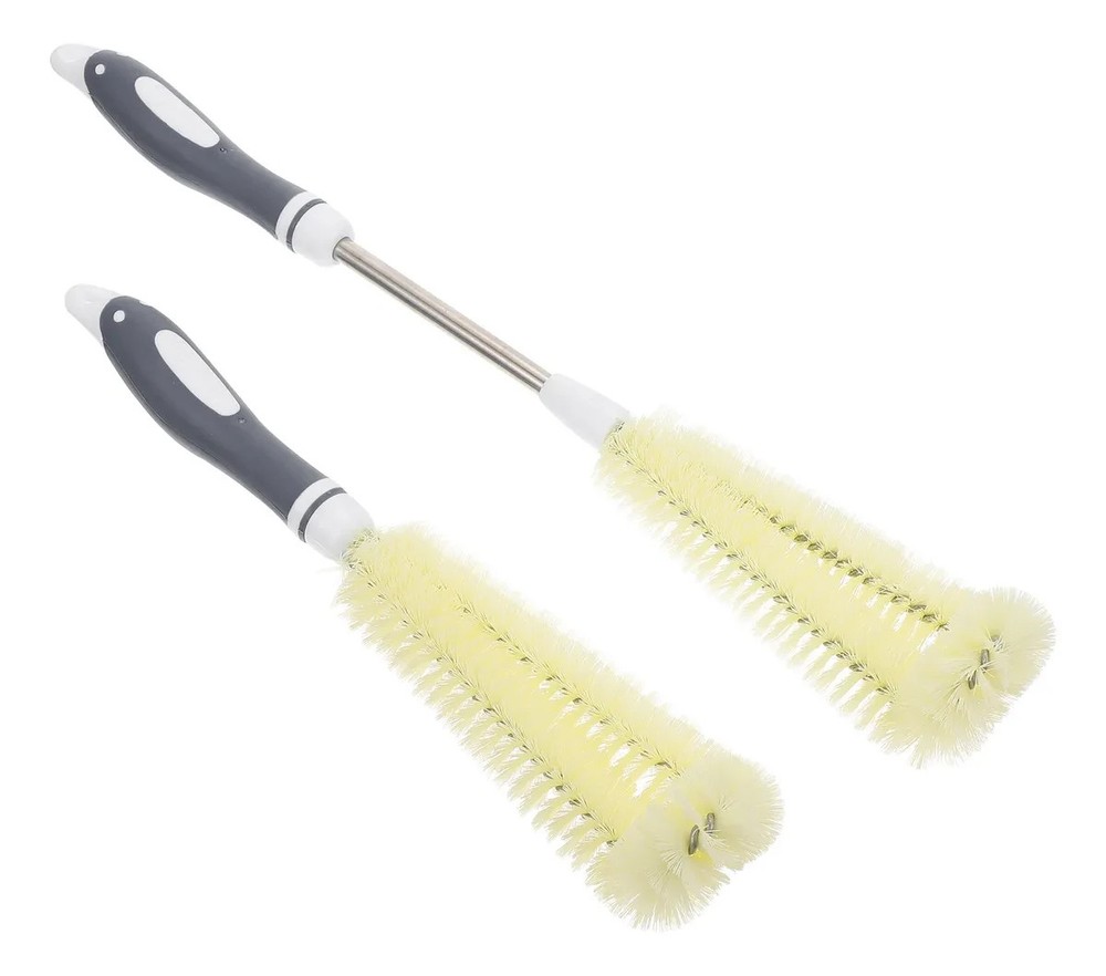 Portable Bottle Cleaner Brush Set 2 Pack Long &Short Handled PP Cleaning Brushes