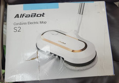 Cordless Electric Mop AlfaBot S2 Spin Mop LED Light And Sprayer Open box