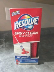 NEW Resolve Easy Clean Pet Expert Brushing Kit Heavy Traffic Carpet Cleaning
