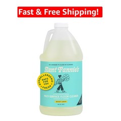 Eco-Friendly 64 oz Lemon Vinegar Floor Cleaner – No Rinsing, Multi-Surface Use