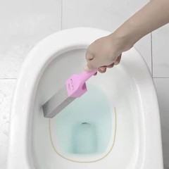 Pumice Stone Toilet Brush Hard Water Ring Rust Stain Remover Cleaning Wand