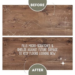 Quick Shine 27oz Hardwood Floor Polish, PFAS-Free Plant-Derived Carnauba